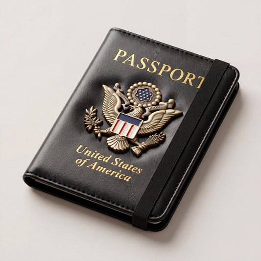 RFID Passport Cover — Premium Leather Travel Case